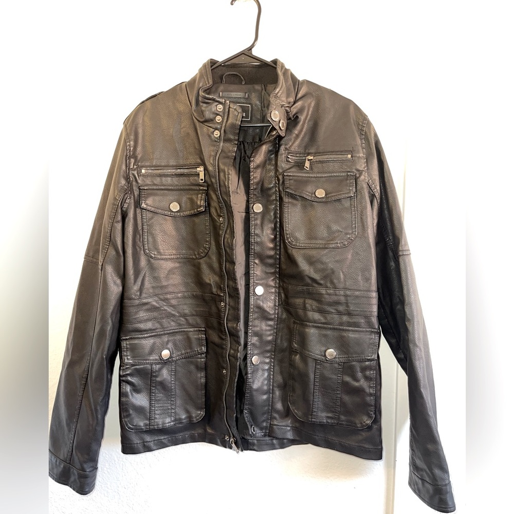 Nick Danger Faux Leather Men’s Jacket